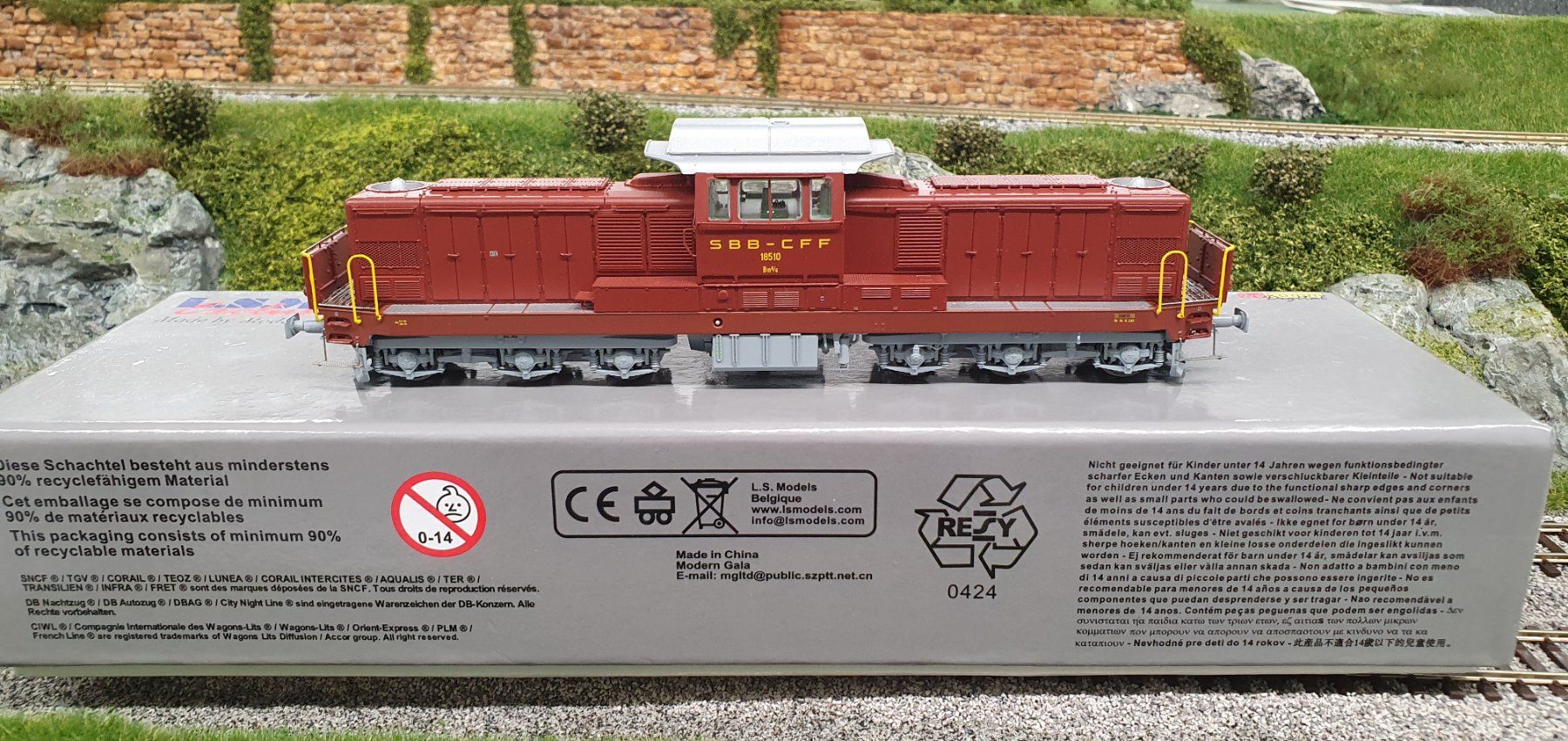 LS Models Modellini di ferrovie: LS Modeis 17006 SBB Bm 6/6  18510 braun mit ESU Decoder – Nuovo (secondo la descrizione) da Würenlos venduto da juruth