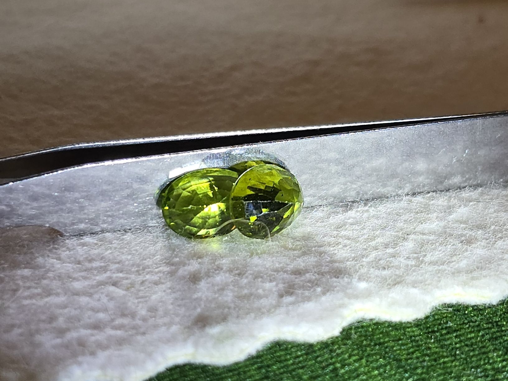 Pietre preziose: paire de Peridot 6.2ct – Usato da Carouge GE venduto da fra_sq8s 7