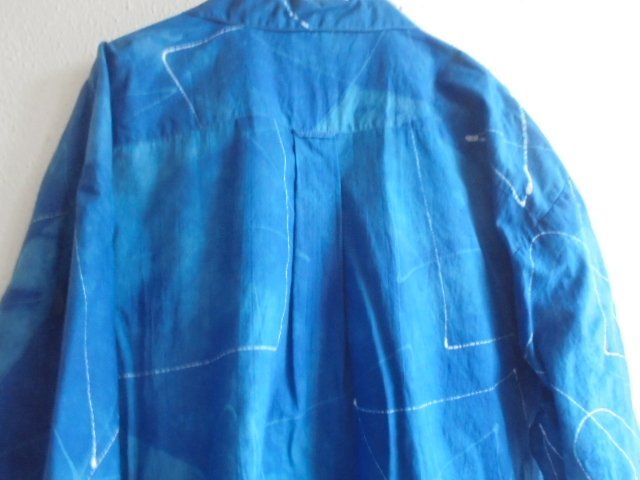 Camicie: Batikhemd Enzianblau Gr. L Karibik NEU – Nuovo (secondo la descrizione) da Hinwil venduto da Glasperlen 4