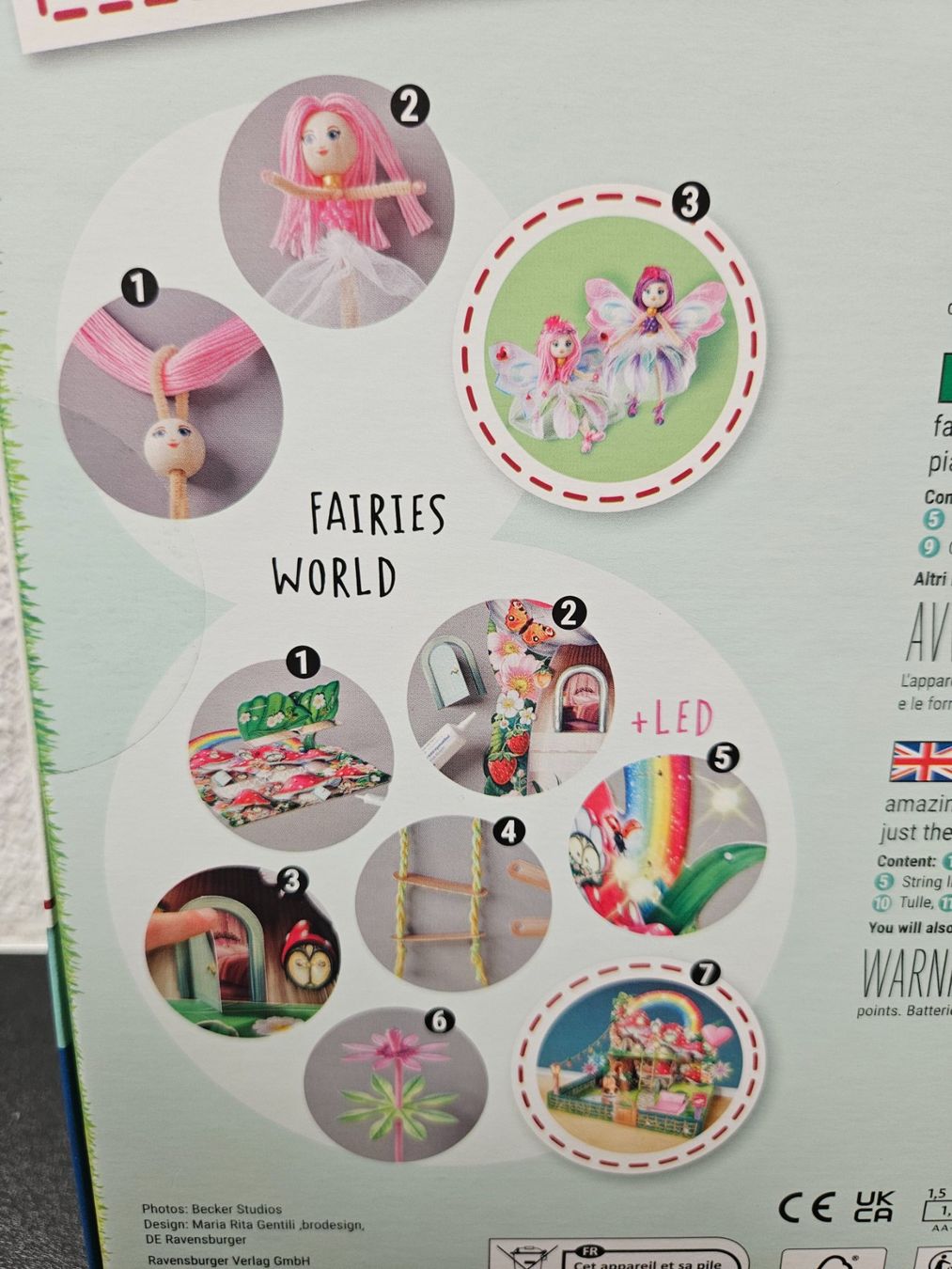 Bastelsets: Neu - Ravensburger - Bastelset - Be creative - Feen mit LED – Neu und originalverpackt aus Dagmersellen von Jarsetz_Restposten 2