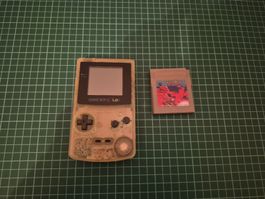 Gameboy Color Clear + Tetris