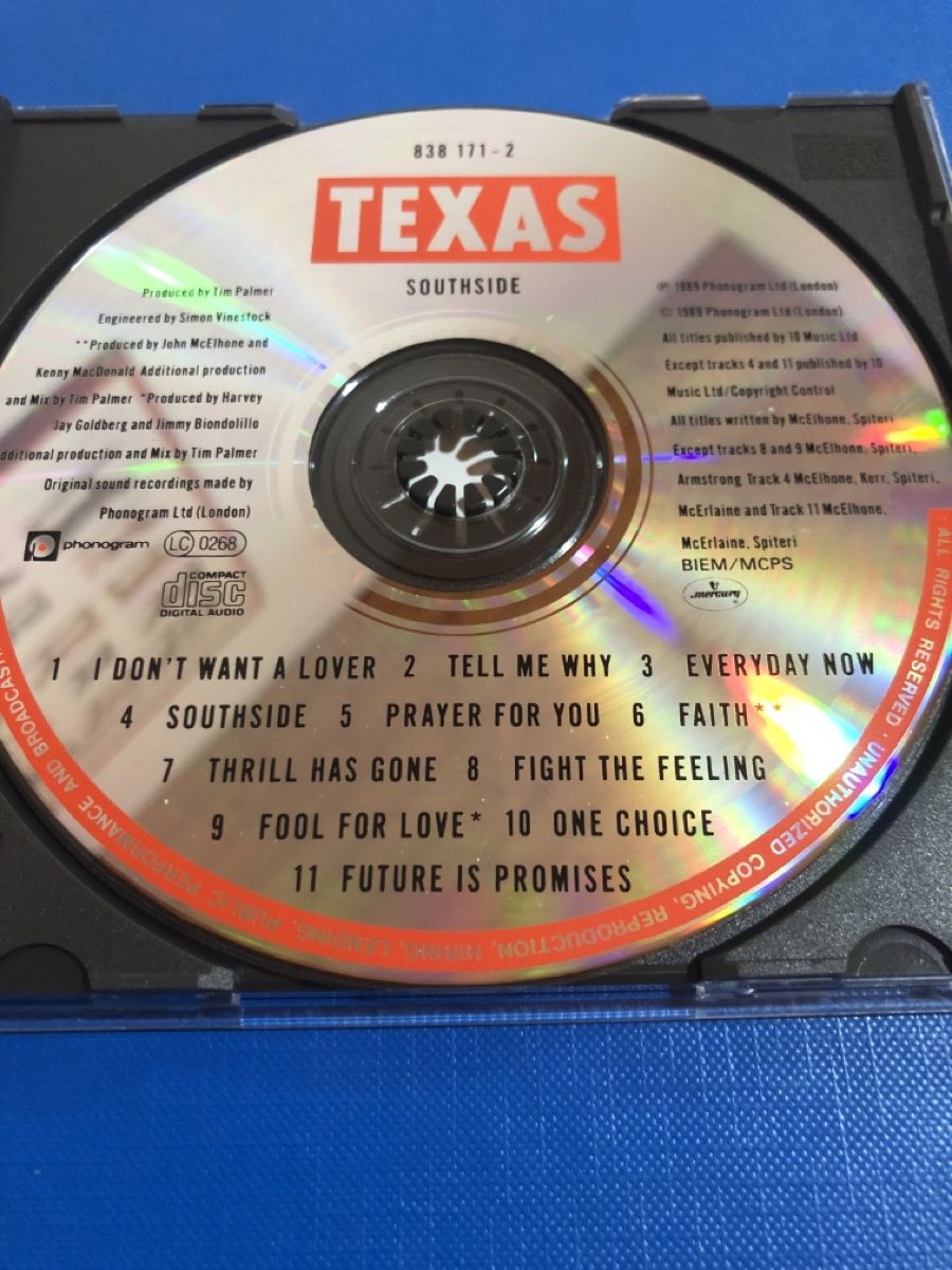 CDs: Texas - Southside CD - Top Zustand – Gebraucht aus Flaach von rubo7 2