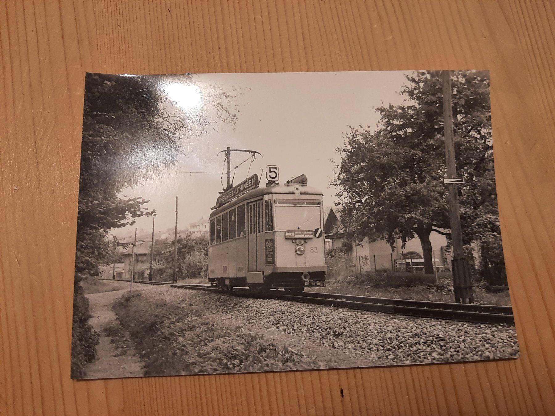 Ansichtskarten: Neuchâtel, tram, ligne 5 – Gebraucht aus Neuchâtel von Budy.jul-5