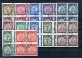 FL 1976 Nr. D 60 - 71 im V'block gest.