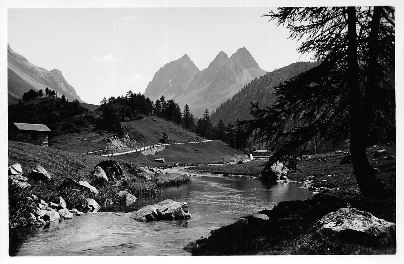 Cartoline postali: 2x Albula Strasse, Albula Hospiz – Usato da Ottikon b.Kemptth. venduto da Neptun1974 2