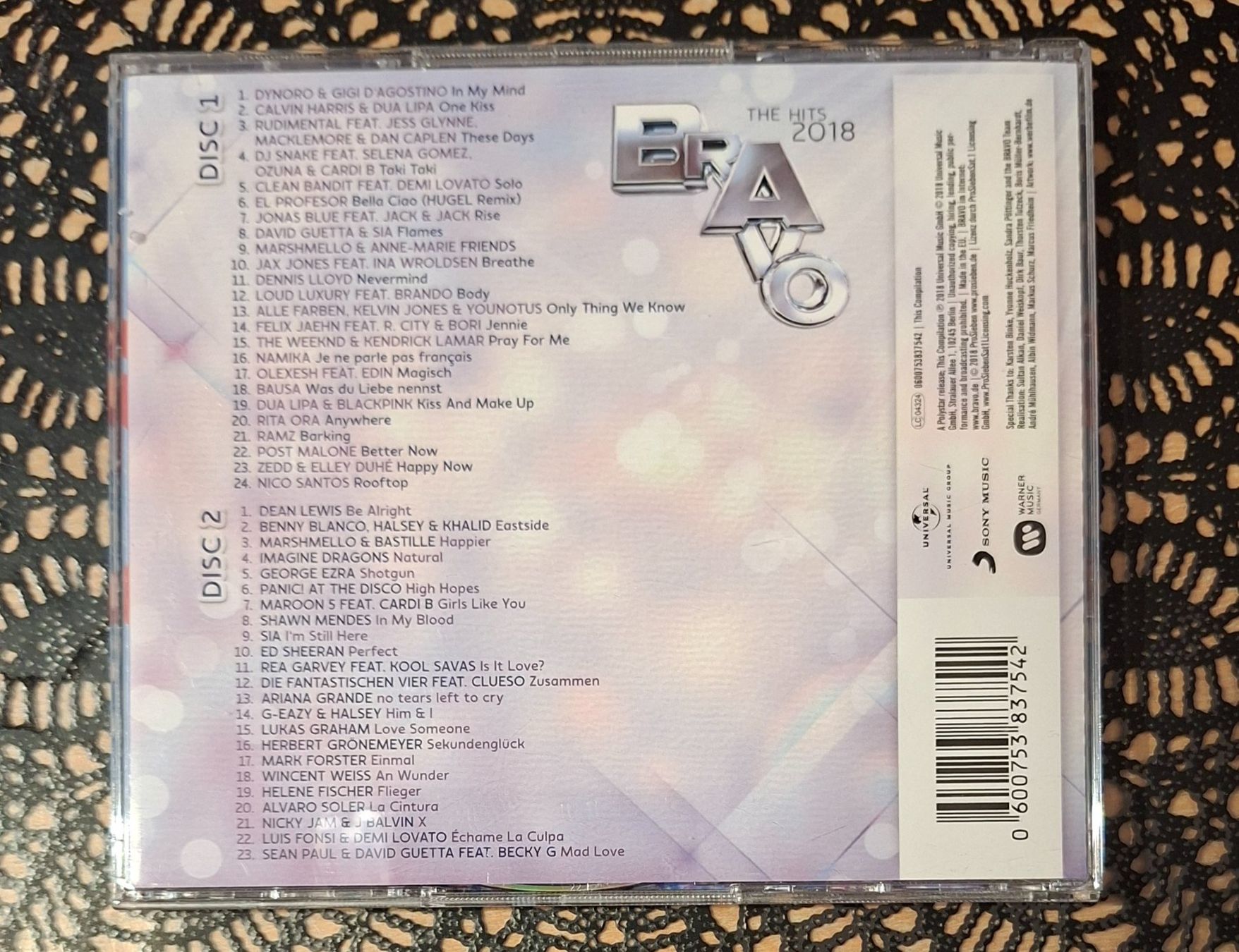 CD: Bravo Hits - The Hits 2018, 2CD Hit Compilation Sampler 2018 – Usato da Amriswil venduto da Celini3 1