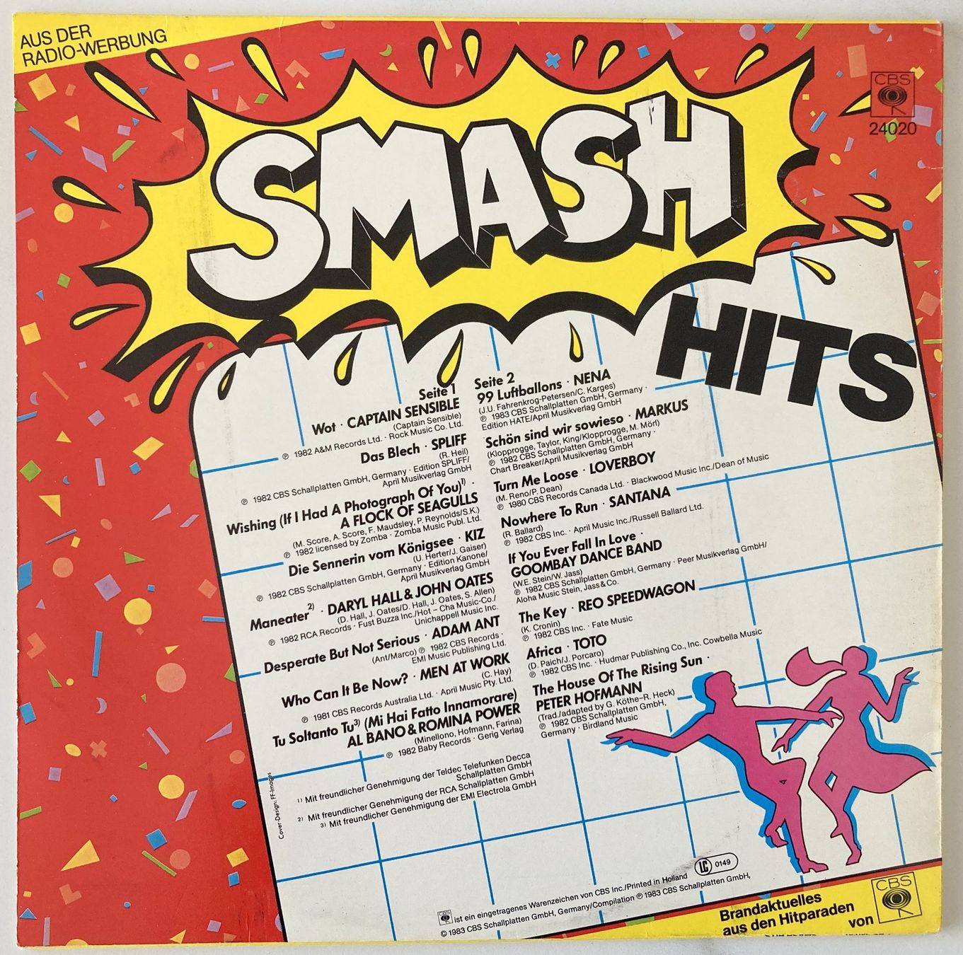 Dischi in vinile: DIVERS ARTISTES - SMASH HITS – Usato da Bottens venduto da hotter-than-hell 1