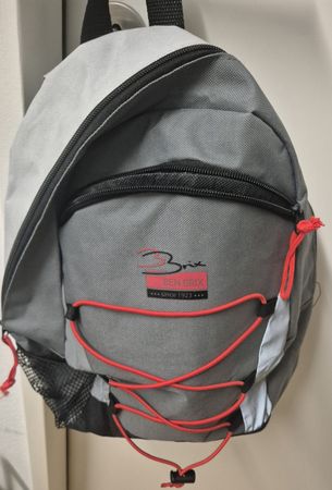 Kompakter Rucksack Ben Brix grau schwarz gut erhalten