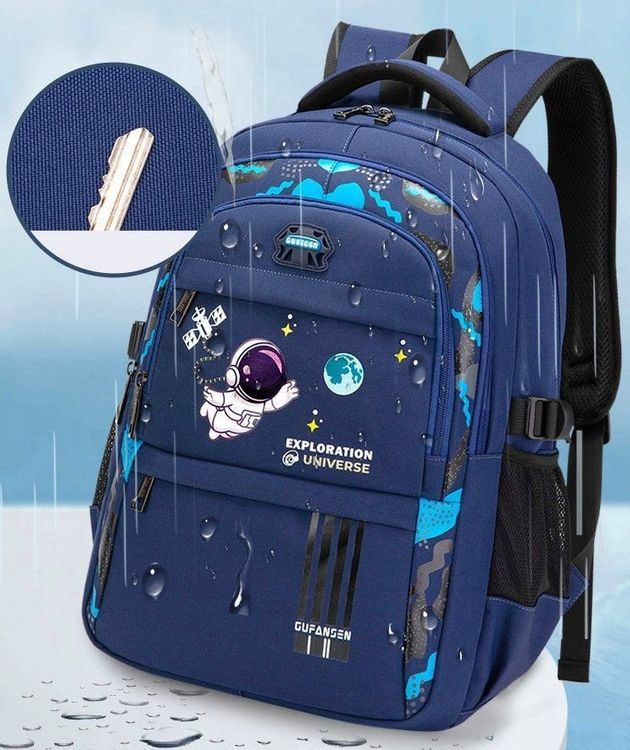 Mädchen Schulrucksack-Set 3-teilig - Leicht, Wasserdicht, Mit Reflektoren
