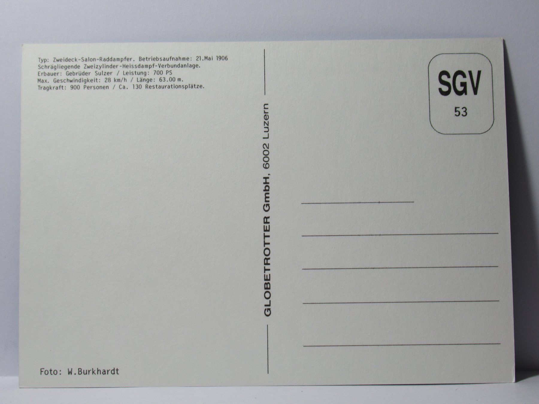 Cartoline postali: Schiff  *  Schiller    * – Nuovo (secondo la descrizione) da Grenchen venduto da Bluemchen1900 1