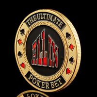 MÜNZE ALL IN Pokercard Guard Coin THE ULTIMATE POKER BET