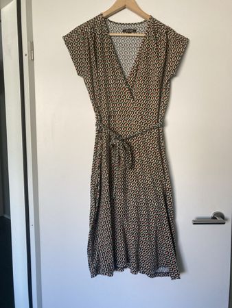 Kleid KING LOUIE Wickeloptik Muster Grösse M