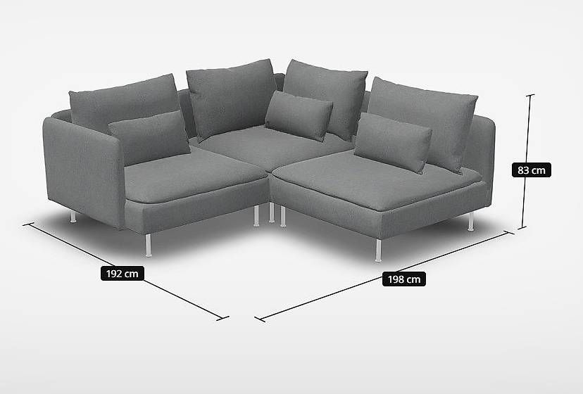 Ikea Sofas: Ecksofa 3-sitzig, hellgrau, Stoff - sehr guter Zustand – Gebraucht aus Wetzikon ZH von dar_x2jj 3