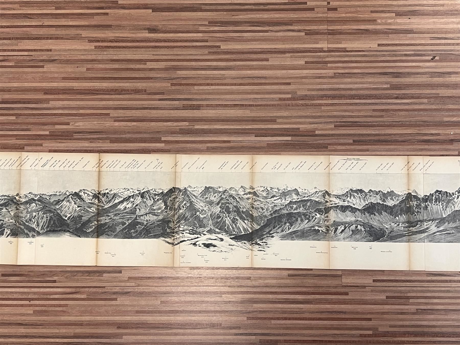 Incisioni: Panorama Aroser Weisshorn Arosa 1880 – Usato da Adliswil venduto da buch_und_kunst 3
