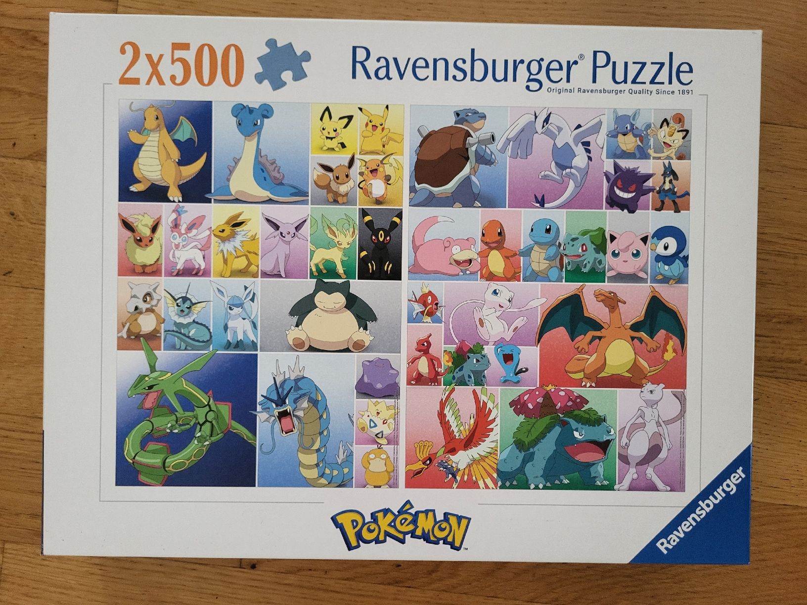 Ravensburger Puzzle: Pokemon 2x500 Puzzles Ravensburger – Nuovo (secondo la descrizione) da Zürich venduto da Kagu1