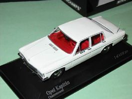 Opel Kapitän 1969-77 weiss * Minichamps 1:43
