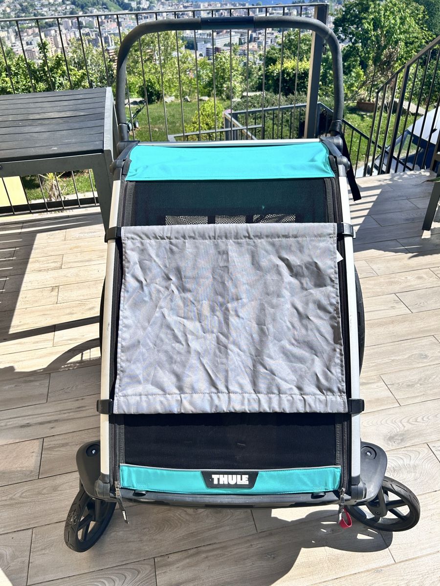 Thule Carrozzine: Thule Chariot Lite - Double Child Stroller, great condition – Usato da Porza venduto da car_5dy7 8