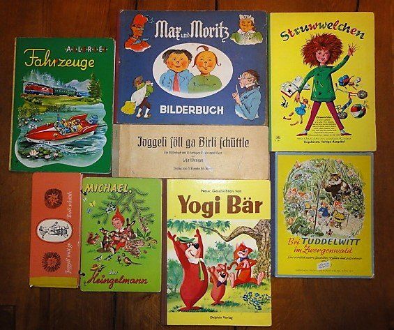 8 Kinderbücher, lot, antik, 50er, 60er Jahre, Yogi Bär usw Kaufen auf