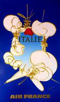 GEORGES MATHIEU 1921- 2012  pour AIR FRANCE