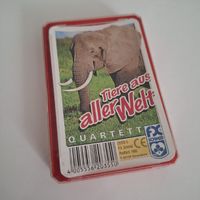 Tiere aus aller Welt Quartett Spiel guter Zustand