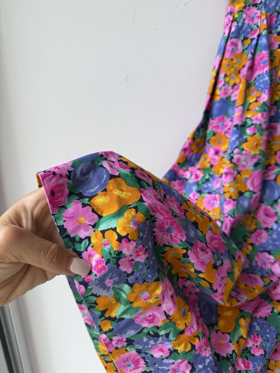 Robes: Abito donna floreale anni 80 taglia S – D'occasion à Castagnola par BlondiePosh 2