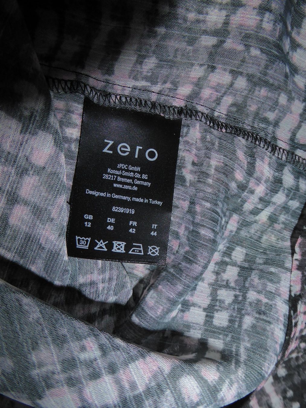 Camicette: Gemusterte (multi-coloured) Damenbluse der Marke Zero.Gr. 40 – Nuovo (secondo la descrizione) da Winkel venduto da Mordred2 6