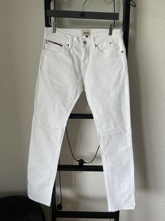 TOMMY HILFIGER DENIM SCANTON CAIN WHITE STRETCH HOSE GR30/34