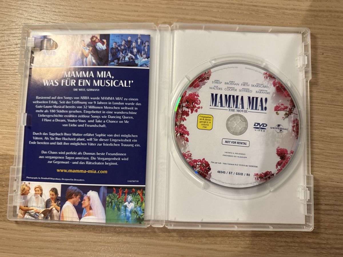 Alle DVDs: Mamma Mia! DVD  – Gebraucht aus Wettingen von Chuljaa 1