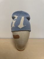 Coole Winter Mütze, hellblau mit Initialen, Top Zustand! (57