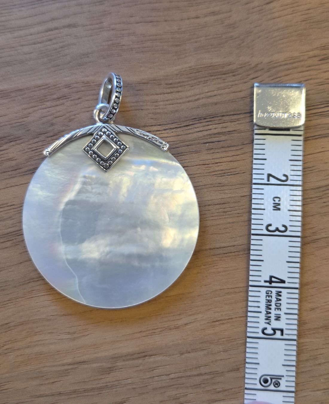 Thomas Sabo Ciondoli: Thomas sabo Amulett Perlmutt und Silber – Usato da Neuhausen venduto da Nemoli 1