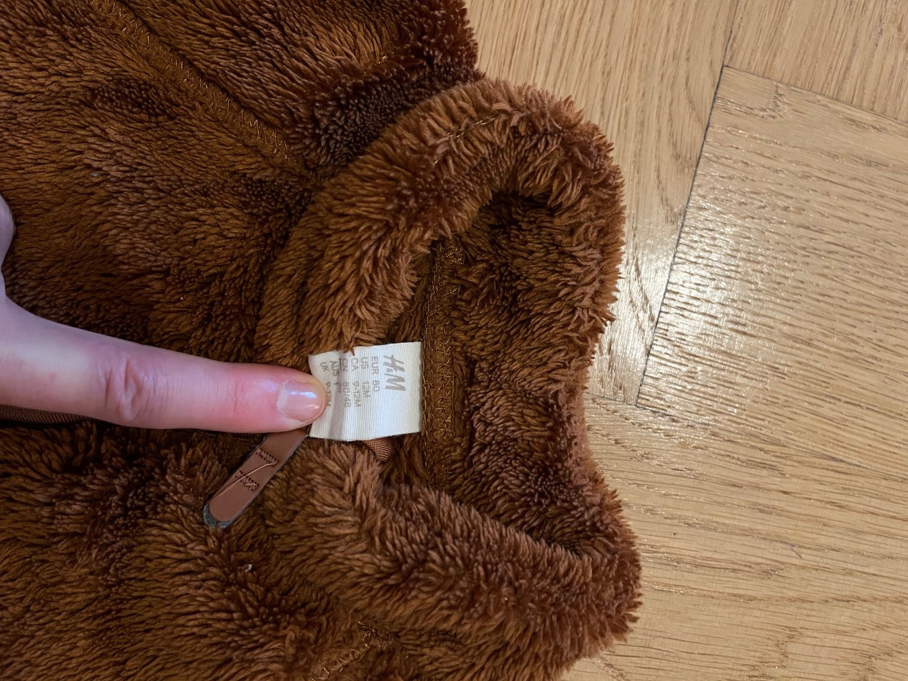 H&M Giacche & Cappotti: Veste peluche mi-saison Marron 80 – Usato da Lausanne venduto da -meli- 1