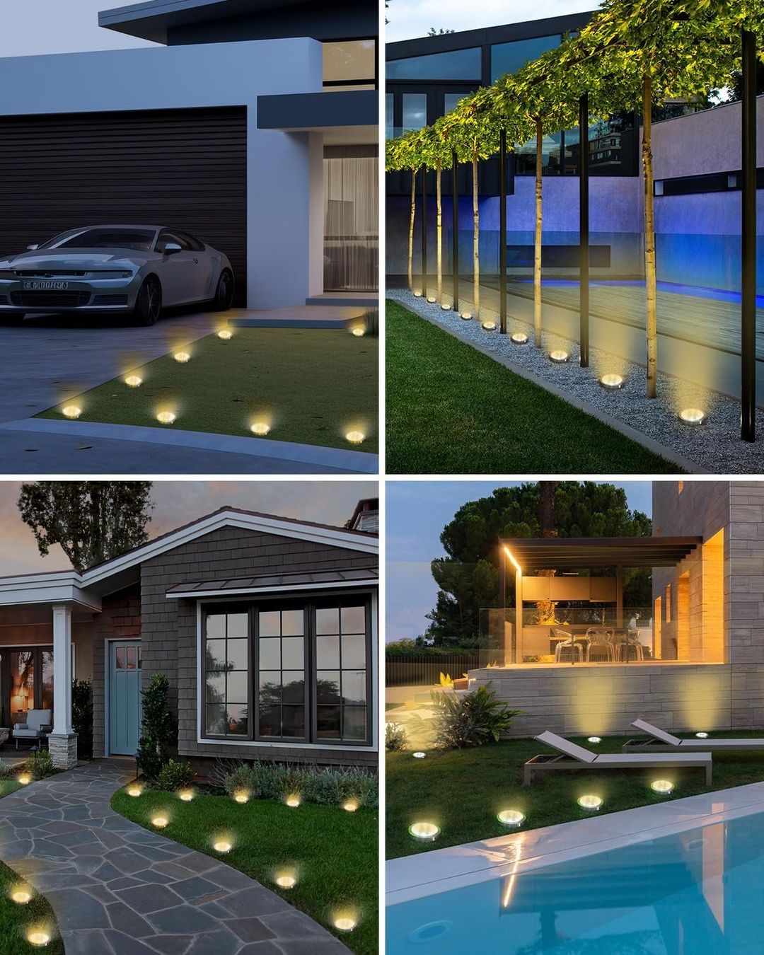 Lampade: 10x Solar Bodenleuchten Aussen mit 8 LED – Nuovo e nell'imballaggio originale da Nuglar venduto da SmartLiving24 4