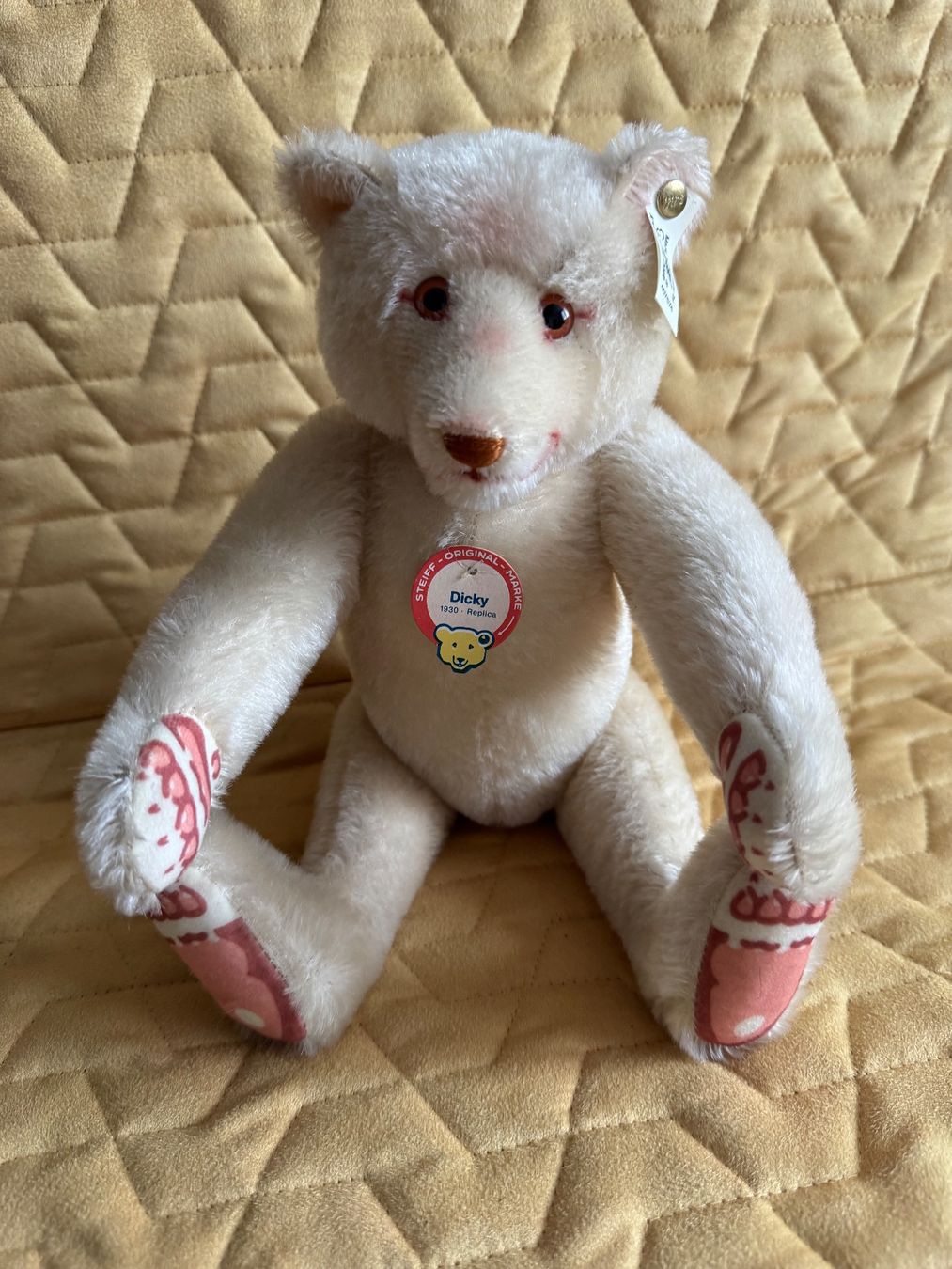 Steiff Spielzeuge: Steiff Bär Dicky 1912, Sammlerstück – Gebraucht aus Schweizersholz von Sarah1234