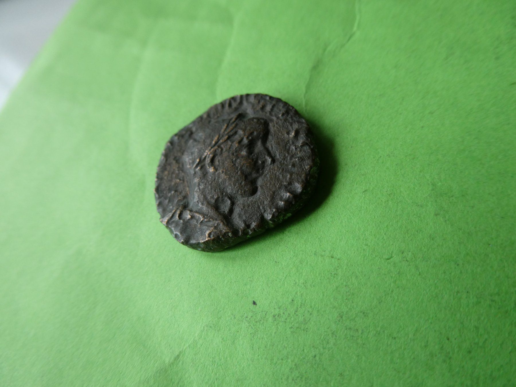 Alle Münzen: grosse uralte Bronzemünze2721 mm     12.66 g – Gebraucht aus Hinterforst von Rohusri 1