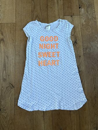 H&M Nachthemd Herzmuster Grösse 158/164 Mädchen