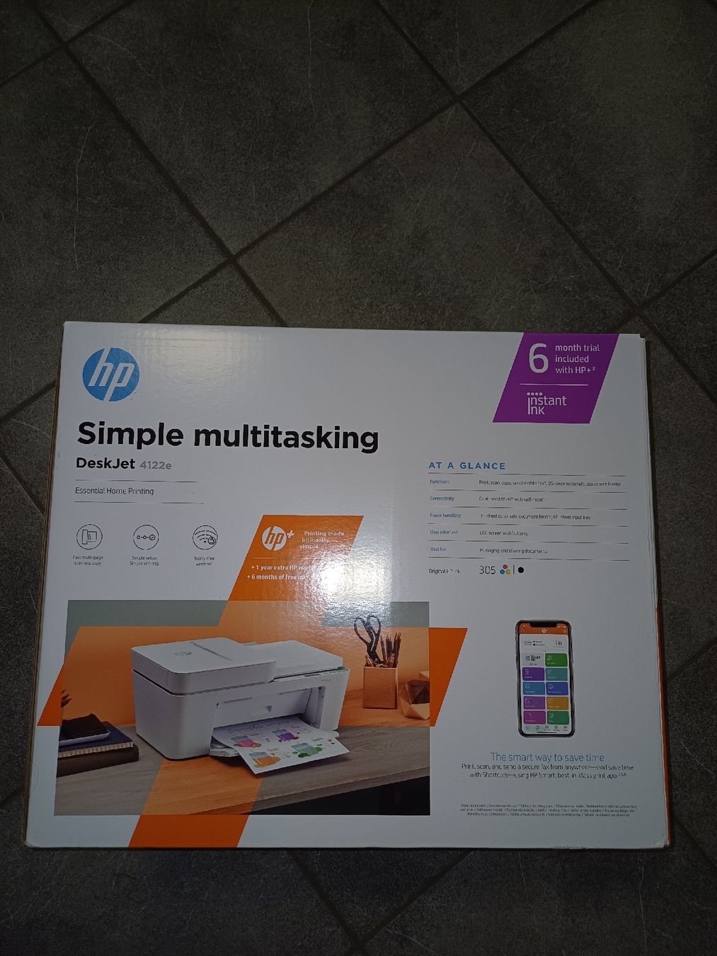 Hewlett Packard Drucker: HP DeskJet 4122e Multifunktionsdrucker Wifi – Neu und originalverpackt aus Menziken von Trade__ 5