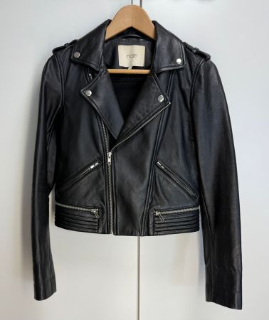 Maje Lederjacke Gr. 36 - NP 559 CHF