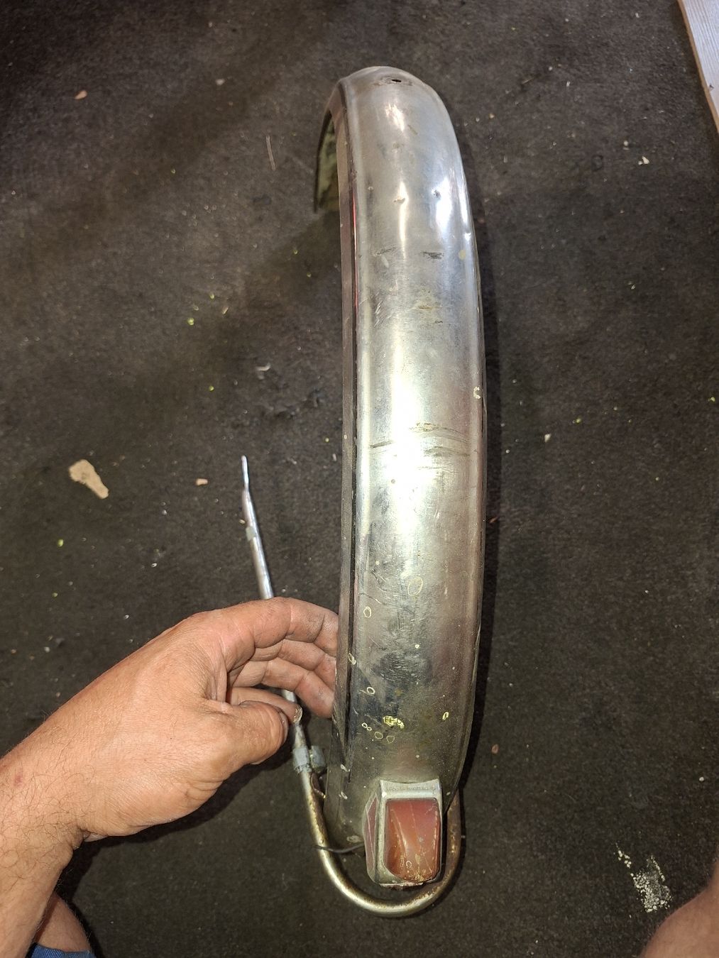 Parti ricambio per ciclomotori: Schutzblech hinten 19 zoll – Usato da Ermensee venduto da volvo-Turbo 1