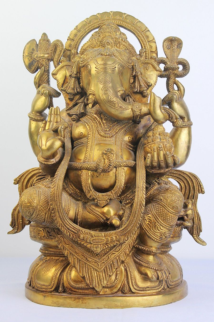 Sculptures & Statues: Messingstatue von Ganesha / 35cm 9.5kg – D'occasion à Reinach BL par bk_brockireinach