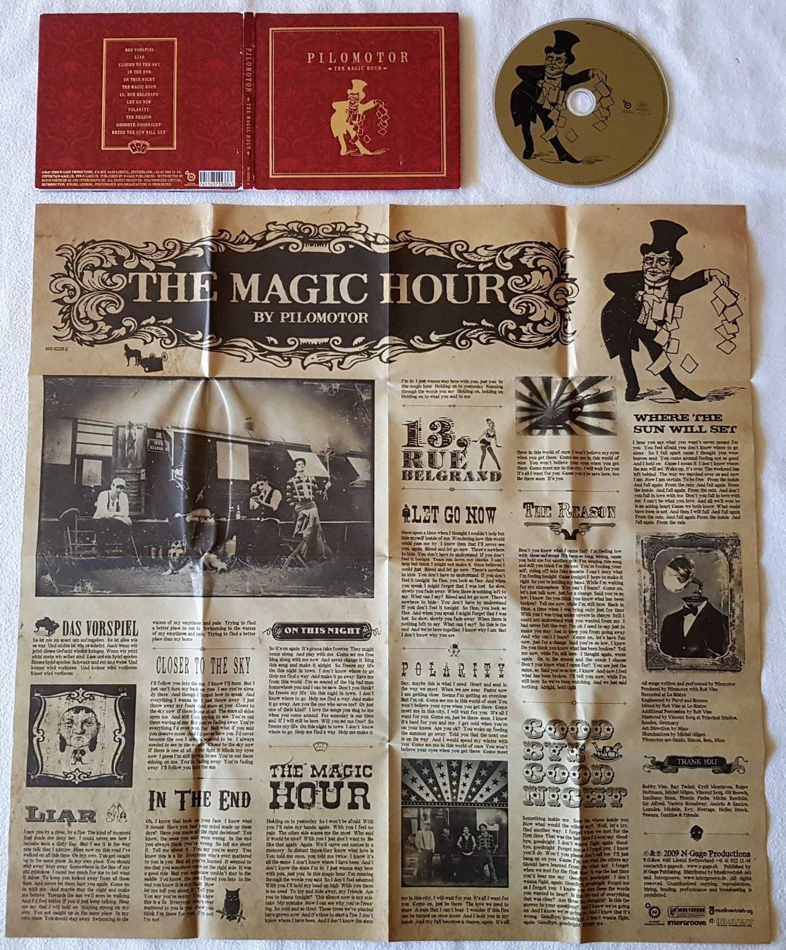 CD: Pilomotor – The Magic Hour - CD - 2008 - CH First Press – Usato da Uster venduto da Zardodel 4