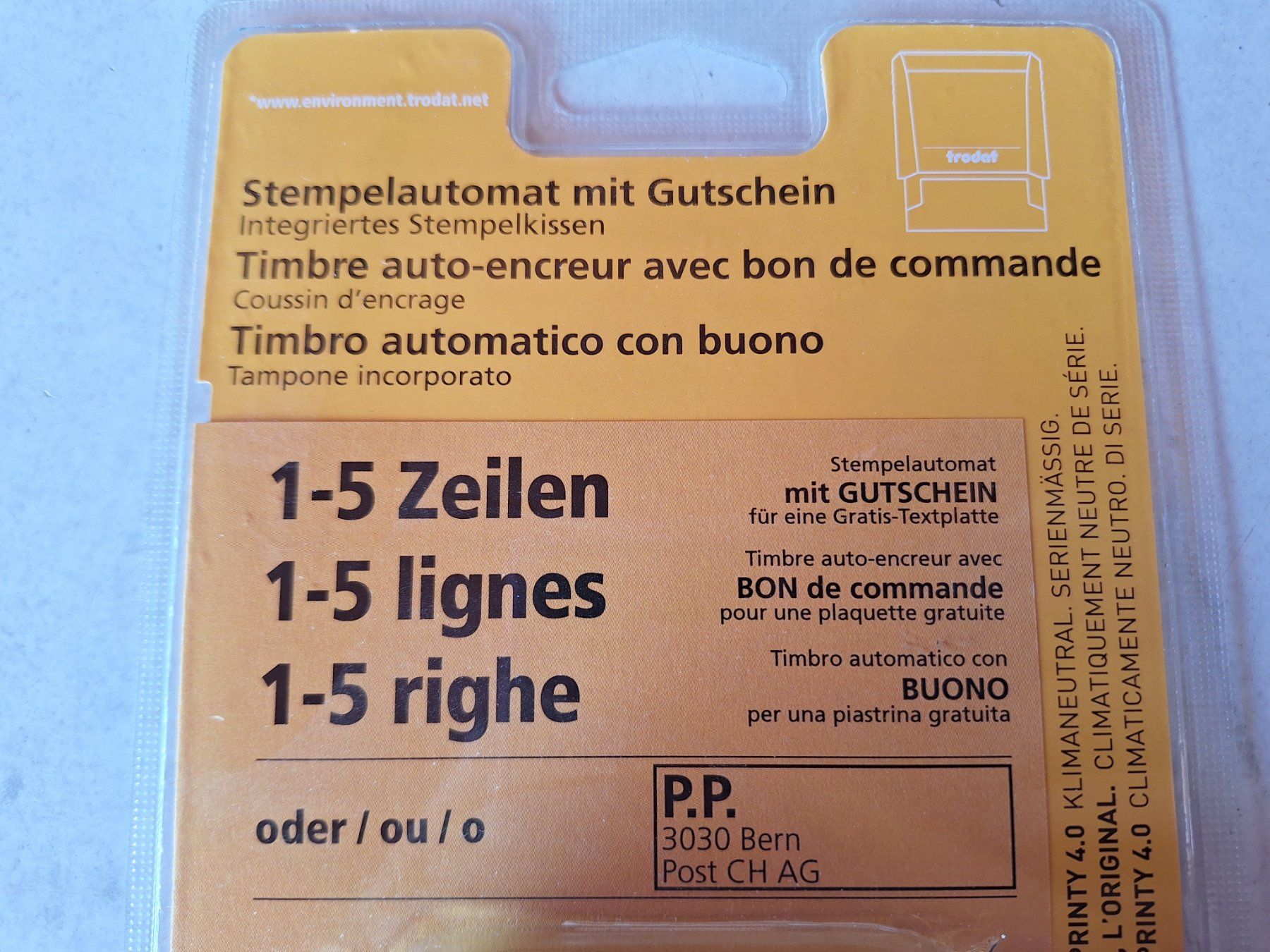 Timbri: POSTSTEMPEL OVP – Nuovo e nell'imballaggio originale da Huttwil venduto da Kunterbuntli 1
