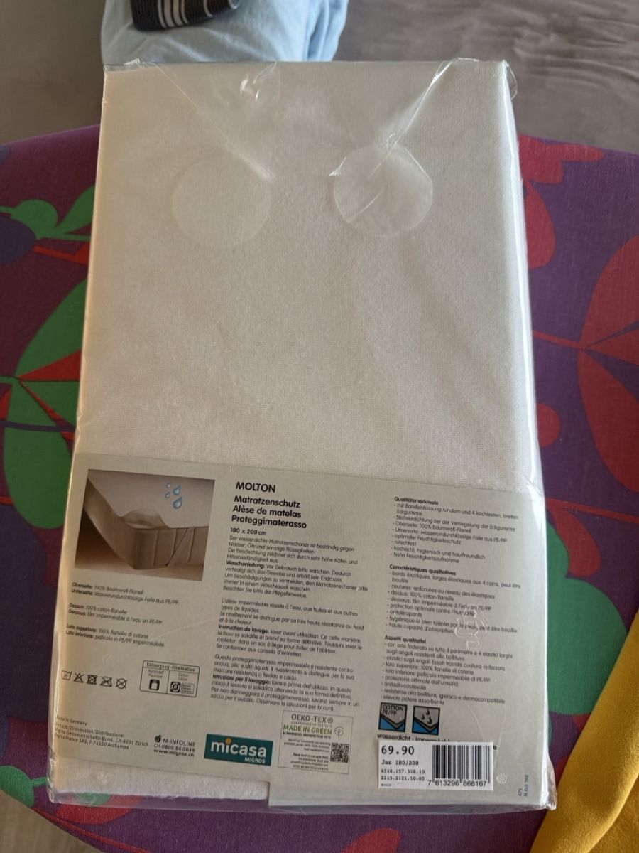 Biancheria da letto: Molton Matratzenschutz 180x200 – Usato da Oberrohrdorf venduto da Mariann79 1
