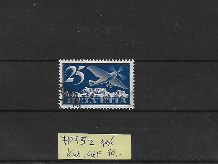 Tutti i francobolli: FP F5z geriffelt gest. Kat: CHF 90.- – Usato da Basel venduto da Ilp