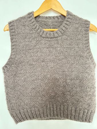 Strickweste/Gilet/Pullunder (Handgestrickt)