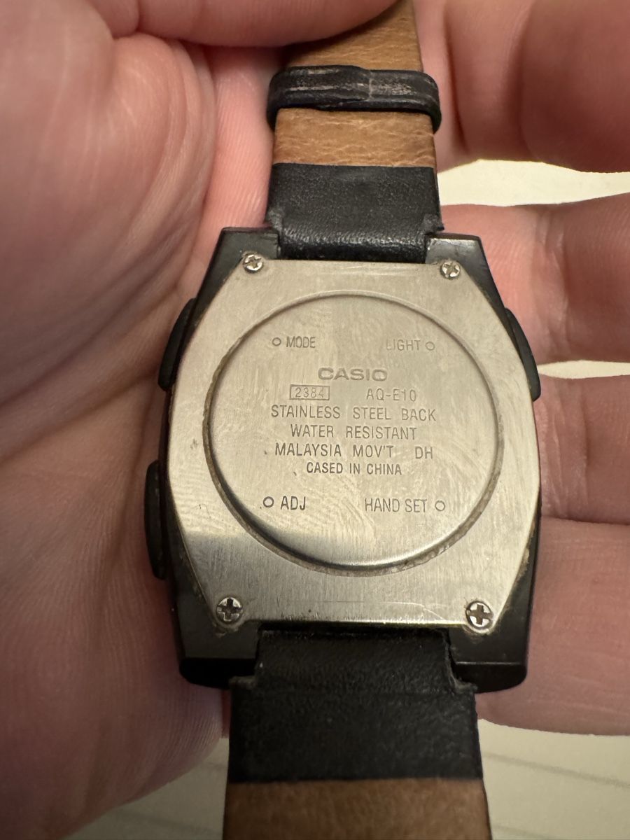 Casio Uhren: Casio AQ-E10 Analog Digital Herrenuhr - Vintage – Gebraucht aus Niederbipp von yar_tf6f 2