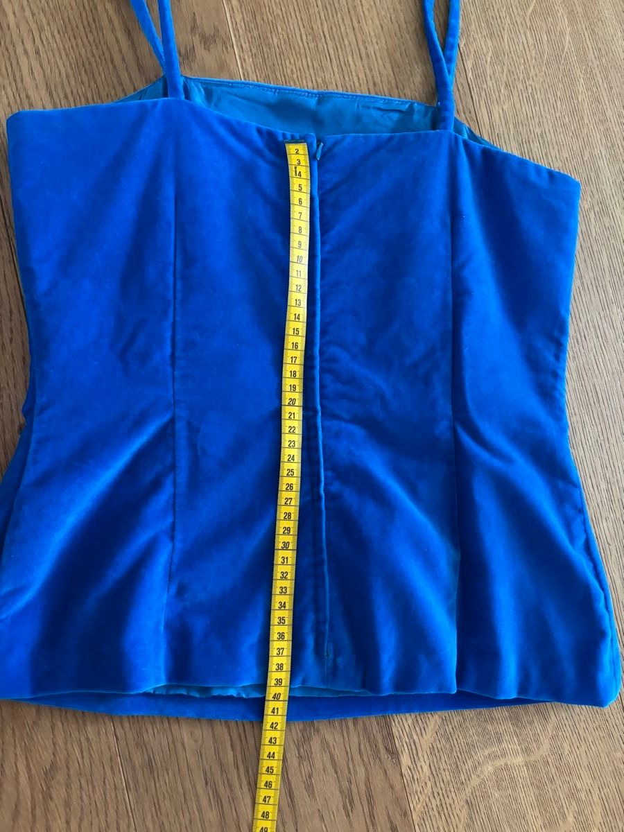 Top: Samt Top in Royal Blau – Usato da Würenlos venduto da Ashley24 3