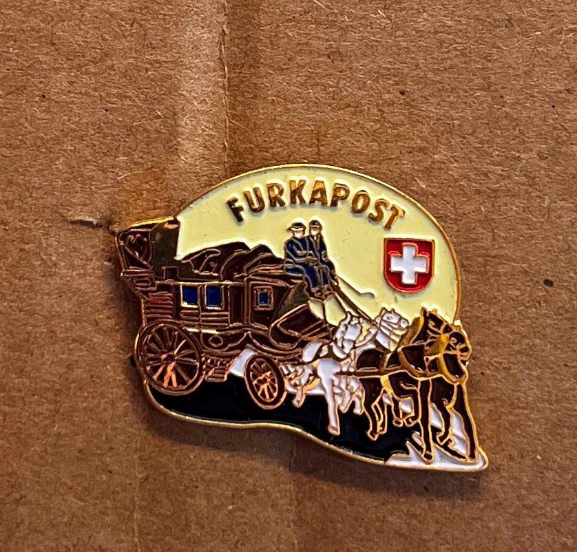 Placchette & Badge: Pin Furkapost – Usato da Obernau venduto da Wgnom