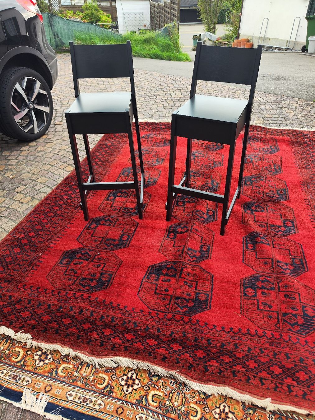 Ikea Sgabelli: Zwei Ikea Barhocker Schwarz – Usato da Uerikon venduto da paloma61 1