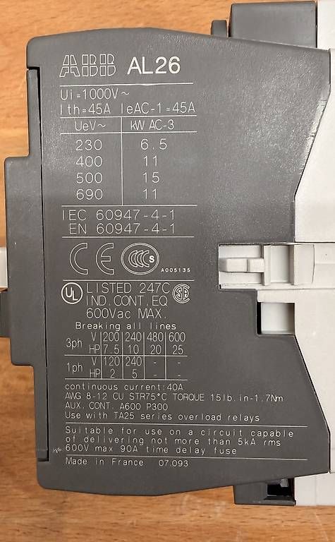 ABB Componenti elettronici: ABB AL26-30-01 Schütz – Nuovo (secondo la descrizione) da Wahlen b. Laufen venduto da zottelhans 2