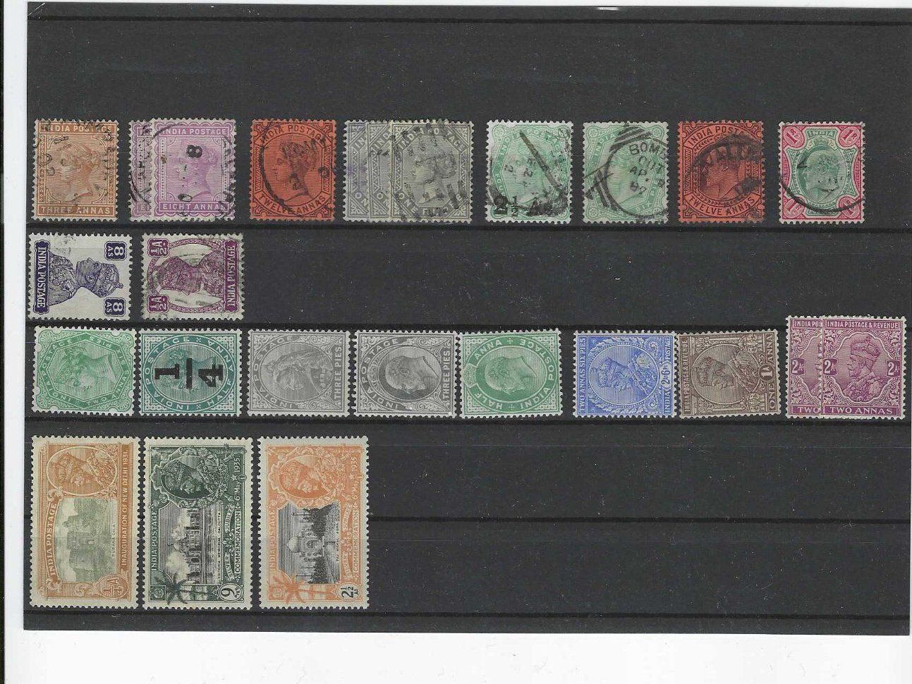 Alle Briefmarken: INDIEN KOLL. AB 1860 /*/GEST. – Gebraucht aus Dintikon von bonita099